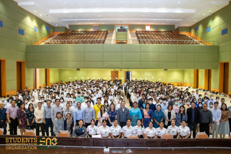 บรรยากาศฝึกซ้อมย่อยฯ พิธีพระราชทานปริญญาบัตร ประจำปีการศึกษา 2566
