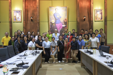 ประชุมคณะกรรมการสนับสนุนและปฏิบัติหน้าที่ฝึกซ้อมบัณฑิตฯ พิธีพระราชทานปริญญาบัตร ประจำปีการศึกษา 2566